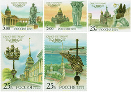 99201 MNH RUSIA 2002 300 ANIVERSARIO DE LA CIUDAD DE SAN PETERSBURGO - Used Stamps