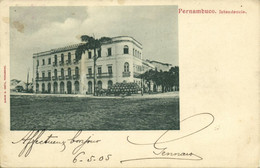 Brazil, RECIFE, Pernambuco, Intendencia (1905) Postcard - Recife