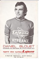 Daniel BLOUET. Champ. De Bretagne De Cyclo-cross 1973- Agent Des Cycles Lejeune à ST-Brieuc 22 - Cyclisme