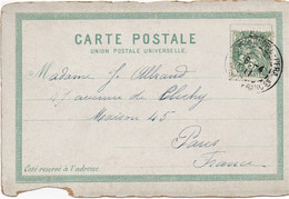 Cachet "Constantinople-Pera Poste Française 1911" Cp Salut De Constantinople (vendue En L'état) - Lettres & Documents
