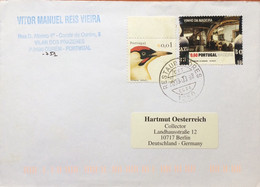 PORTUGAL MADEIRA COMBO 2003, COVER USED TO GERMANY,  BIRD & VINHO DA MADEIRA WINE STAMP, RESTAURADORES CITY CLEAR CANCEL - Lettres & Documents