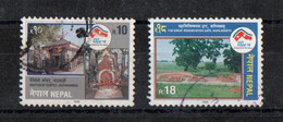 Nepal - 1998 - National Tourism Year - 2 Different - Used. - Népal