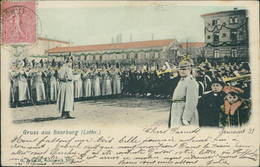 57 SARREBOURG / Fanfare Militaire   /  BELLE CARTE COULEUR - Sarrebourg