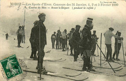 Morez * Les Sports D'hiver * Concours Des 31 Janvier 1 2 3 Février 1909 * Course De Skis * Avant Le Départ * Skieurs - Morez