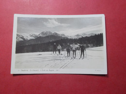 Carte Postale - DAUPHINE (38) - En Allevard - L'hiver Au Bugnon - Skieurs (4235) - Saint-Chef