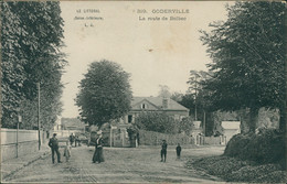 76 GODERVILLE / La Route E Bolbec / CARTE ANIMEE - Goderville