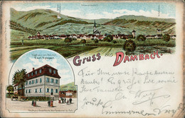 67 DAMBACH LA VILLE / Gruss Aus ... / CARTE COULEUR FANTAISIE MULTIVUES - Dambach-la-ville