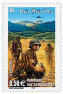 148773 MNH FRANCIA 2004 50 ANIVERSARIO DE LA BATALLA DE DIEN BIEN PHU - Paracadutismo