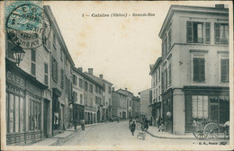 69 CALUIRE ET CUIRE / Grande Rue / CARTE ANIMEE - Caluire Et Cuire