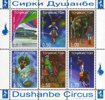 188220 MNH TAYIKISTAN 2004 CIRCO - Tajikistan