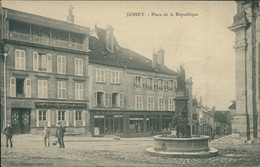 70 JUSSEY / Place De La République / CARTE ANIMEE - Jussey