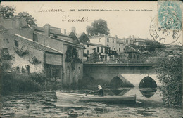 49 MONTFAUCON  MONTIGNE / Le Pont Sur La Moine / CARTE ANIMEE - Montfaucon
