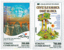 124998 MNH TURQUIA 2003 EUROPA CEPT. ARTE DEL CARTEL - Collections, Lots & Séries