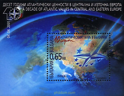 82929 MNH BULGARIA 2001 10 ANIVERSARIO DE LA OTAN EN BULGARIA - Ungebraucht