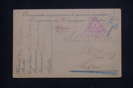 TCHÉCOSLOVAQUIE - Carte D'un Prisonnier De Guerre En Italie En Fm Pour Brno En 1917 - L 134572 - ...-1918 Préphilatélie