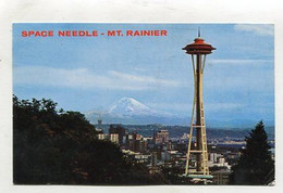 AK 093613 USA - Washington - Seattle - Space Needle - Mt. Rainier - Seattle