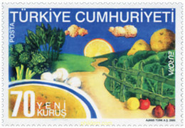 170468 MNH TURQUIA 2005 EUROPA CEPT 2005 - GASTRONOMIA - Collezioni & Lotti