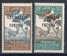 Wallis & Futuna Timbres-Taxe N°17 & 18** Neufs Sans Charnières TB Cote 4.50€ - Segnatasse