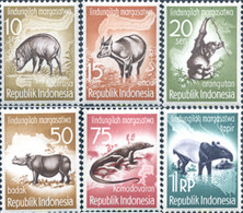 31404 MNH INDONESIA 1959 FAUNA - Chimpancés