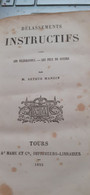 Délassements Instructifs ARTHUR MANGIN Mame 1855 - Bricolage / Technique