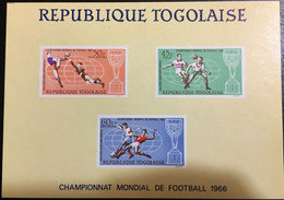 TOGO HB 22 AÑO 1967 ** MNH FOOTBALL 1966 CHAMPIONAT MUNDIAL ANGLETERRE. - 1966 – England