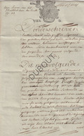 Wetteren - Manuscript - Notarisakte - 1779  (V1942) - Manuscritos