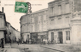 MONTENDRE PLACE DES HALLES " CYCLES PEUGEOT " - Montendre