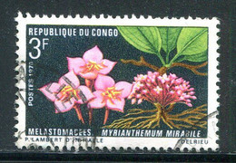 CONGO- Y&T N°270- Oblitéré (fleurs) - Oblitérés