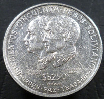 Bolivia - 250 Pesos 1975 - 150° Anniversario Dell'Indipendenza - KM# 195 - Bolivië