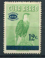 Cuba ** PA 198 Surchargé - Faucon - Unused Stamps