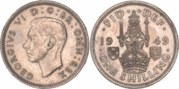 Grande-Bretagne - 1949 - One Shilling - George VI - Cimier De L'Ecosse - 11-079 - I. 1 Shilling