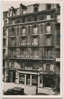 75 - PARIS (3è) - CPSM - Hôtel-Restaurant Chariot D'Or Et Bellevue - Rue Turbigo - Cafés, Hôtels, Restaurants