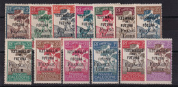 Wallis Et Futuna Taxe N°24/36 - Neuf * Avec Charnière - TB - Unused Stamps