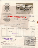 12- ROQUEFORT - FACTURE SOCIETE CAVES PRODUCTEURS REUNIS-CAVES DE LA RUE-FROMAGE-A M. PERSET NAUCELLE -1940 - Levensmiddelen