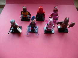 LOT 6 FIGURINE LEGO BATMAN MOVIE SERIE 1 FILM GORDON MIME FAIRY BATMAN CLAN DE LA GROTTE CATMAN RED HOOD PINK POWER - Figurine