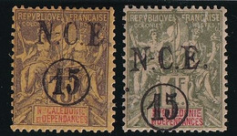 Nouvelle Calédonie N°57/58 - Neuf Sans Gomme - TB - Unused Stamps