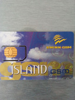 ISLANDE ISLAND GSM CARTE MERE SIMINN GSM GEMPLUS NEUVE MINT - Mobicartes (GSM/SIM)