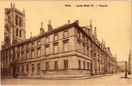 CPA PARIS Lycee Henri IV Façade (1243901) - Enseignement, Ecoles Et Universités