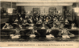 CPA PARIS Institution Des Chatreux Salle D'Etudes De Philosophie (1243966) - Enseignement, Ecoles Et Universités