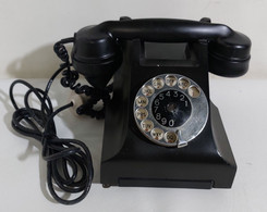 10088 Telefono Nero In Bachelite A Disco Vintage - GPO Batch Sample 7520 - Telefonía