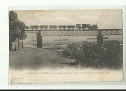 La Reunion St Denis  Pont Metallique Du Chemin De Fer A L Embouchure De La Riviere Tres Bon Etat - Saint Denis