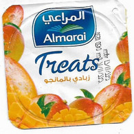 Egypt - Couvercle De Yoghurt Almarai Treats (foil) (Egypte) (Egitto) (Ägypten) (Egipto) (Egypten) Africa - Milchdeckel - Kaffeerahmdeckel