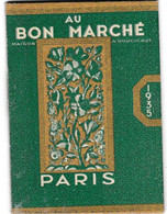 MINI CALENDRIER De 1935, Offert Par LA MAISON BOUCICAUT, AU BON MARCHE. - Petit Format : 1901-20