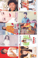 LOT 10 Telecartes Differentes Japon * FEMME Femmes (A-488) SEXY GIRL Girls Phonecards Japan * TELEFONKARTEN FRAUEN FRAU - Fashion