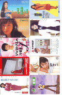 LOT 10 Telecartes Differentes Japon * FEMME Femmes (A-484) SEXY GIRL Girls Phonecards Japan * TELEFONKARTEN FRAUEN FRAU - Moda