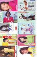 LOT 10 Telecartes Differentes Japon * FEMME Femmes (A-482) SEXY GIRL Girls Phonecards Japan * TELEFONKARTEN FRAUEN FRAU - Moda