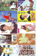 LOT 10 Telecartes Differentes Japon * FEMME Femmes (A-478) SEXY GIRL Girls Phonecards Japan * TELEFONKARTEN FRAUEN FRAU - Fashion