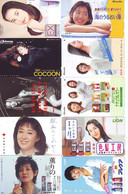LOT 10 Telecartes Differentes Japon * FEMME Femmes (A-470) SEXY GIRL Girls Phonecards Japan * TELEFONKARTEN FRAUEN FRAU - Mode