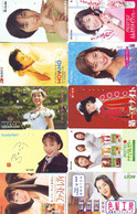 LOT 10 Telecartes Differentes Japon * FEMME Femmes (A-468) SEXY GIRL Girls Phonecards Japan * TELEFONKARTEN FRAUEN FRAU - Mode