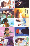 LOT 10 Telecartes Differentes Japon * FEMME Femmes (A-466) SEXY GIRL Girls Phonecards Japan * TELEFONKARTEN FRAUEN FRAU - Fashion